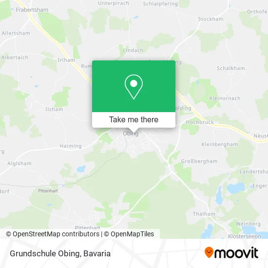 Карта Grundschule Obing