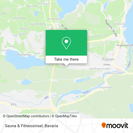 Карта Sauna & Fitnessinsel