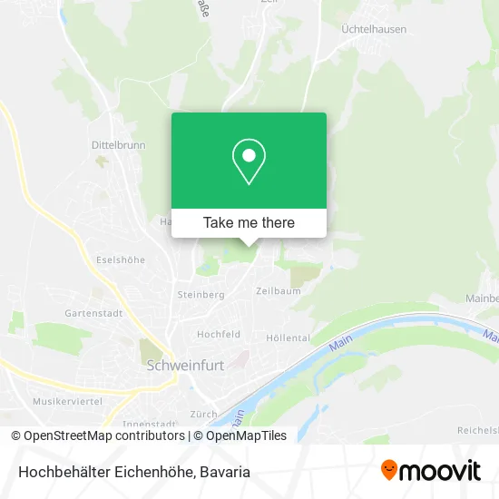 Карта Hochbehälter Eichenhöhe