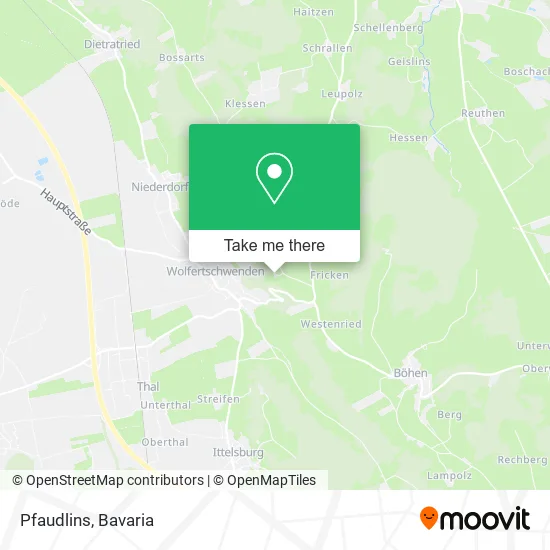 Карта Pfaudlins