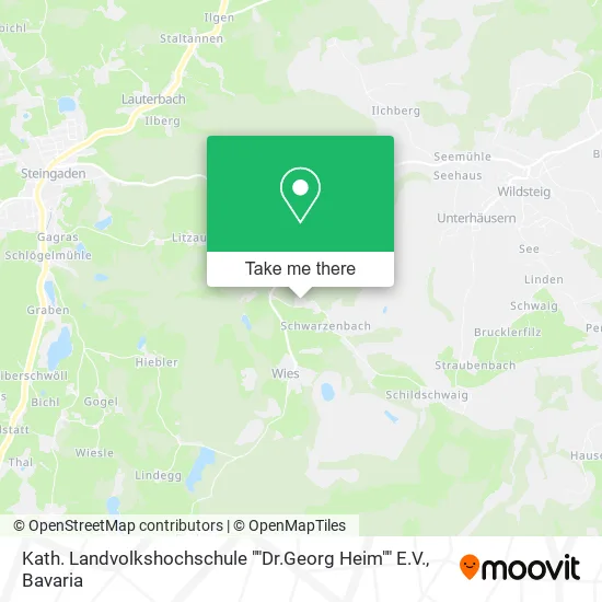 Карта Kath. Landvolkshochschule ""Dr.Georg Heim"" E.V.