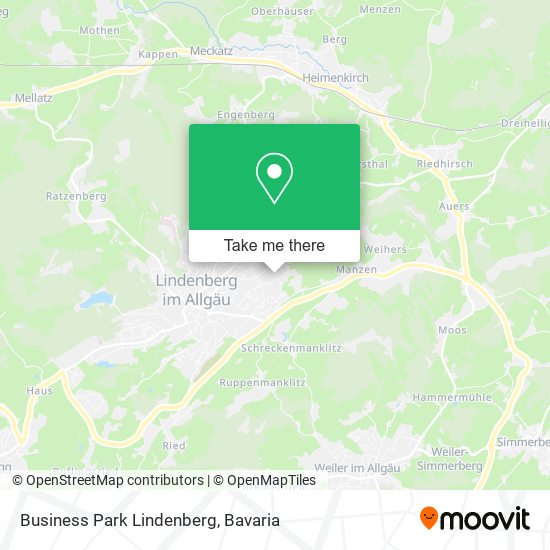 Карта Business Park Lindenberg