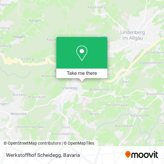 Werkstoffhof Scheidegg map