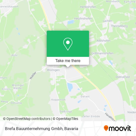 Brefa Bauunternehmung Gmbh map