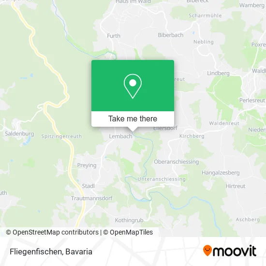 Карта Fliegenfischen