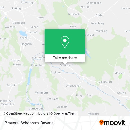 Brauerei Schönram map