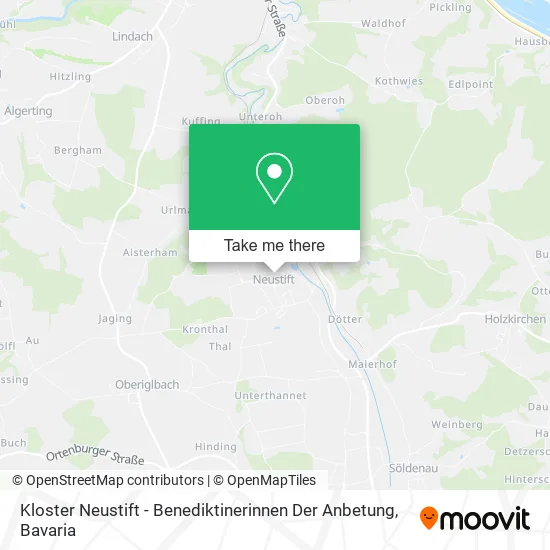 Карта Kloster Neustift - Benediktinerinnen Der Anbetung