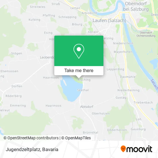 Карта Jugendzeltplatz