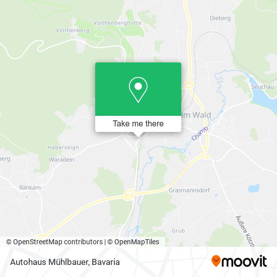 Autohaus Mühlbauer map