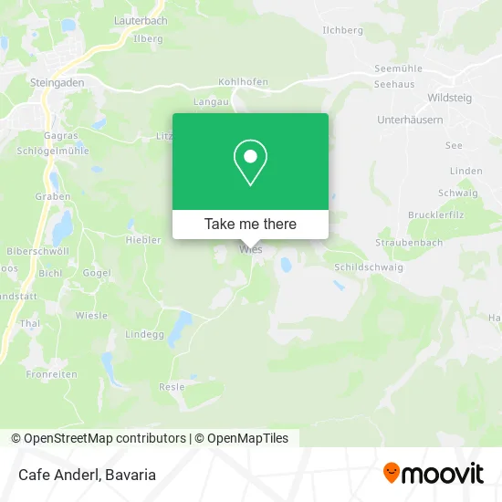 Карта Cafe Anderl