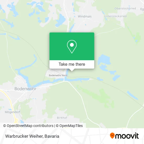 Карта Warbrucker Weiher