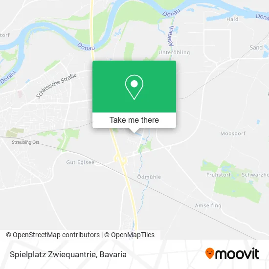 Карта Spielplatz Zwiequantrie