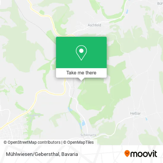 Карта Mühlwiesen/Gebersthal