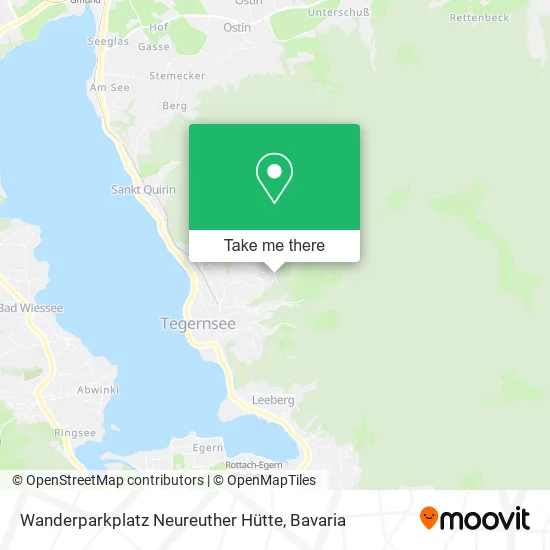 Карта Wanderparkplatz Neureuther Hütte