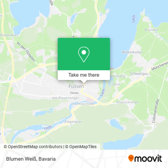 Карта Blumen Weiß