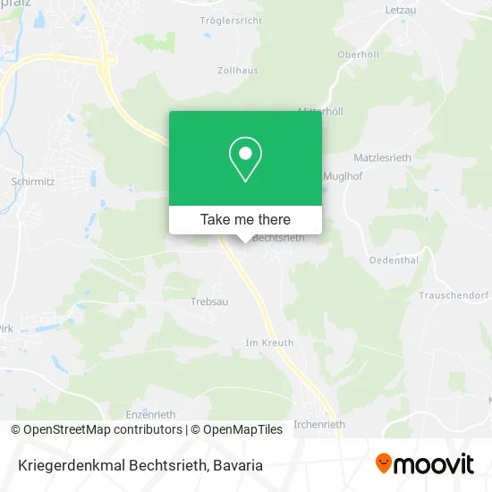 Карта Kriegerdenkmal Bechtsrieth