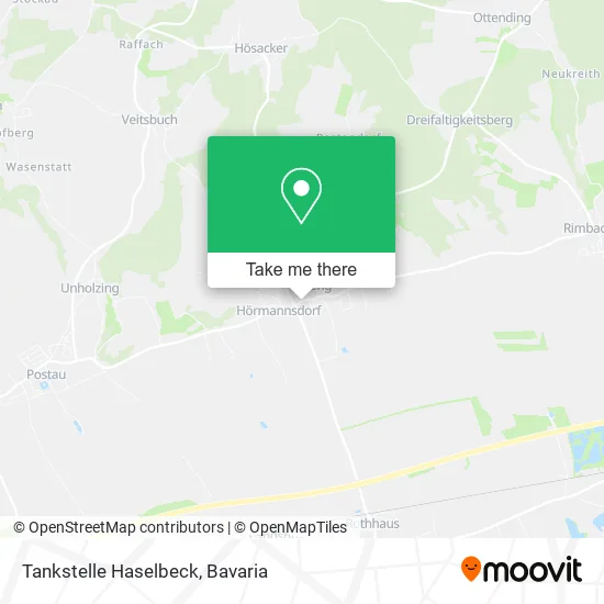 Карта Tankstelle Haselbeck