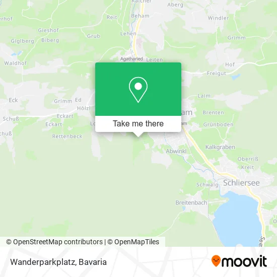Карта Wanderparkplatz