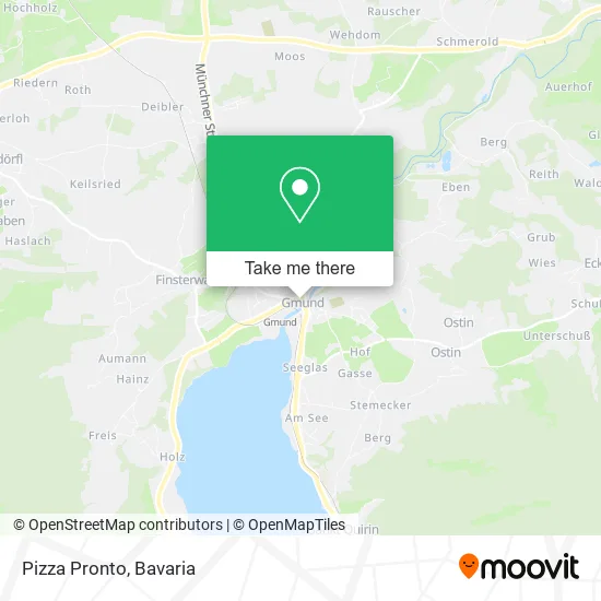 Карта Pizza Pronto