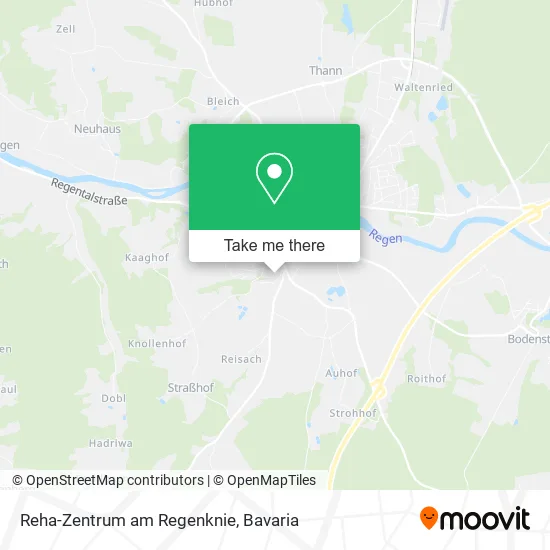 Карта Reha-Zentrum am Regenknie