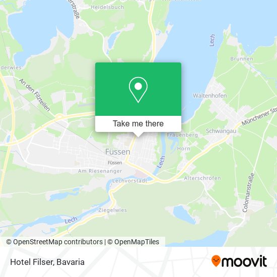 Hotel Filser map