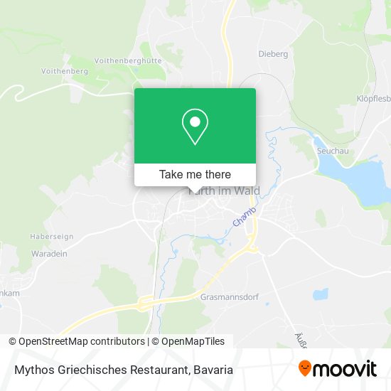 Карта Mythos Griechisches Restaurant