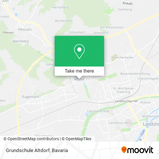 Карта Grundschule Altdorf