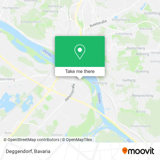 Карта Deggendorf