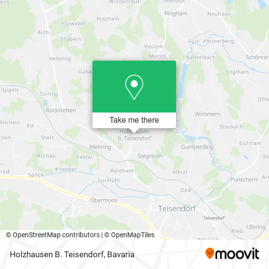 Holzhausen B. Teisendorf map