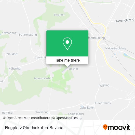 Flugplatz Oberhinkofen map
