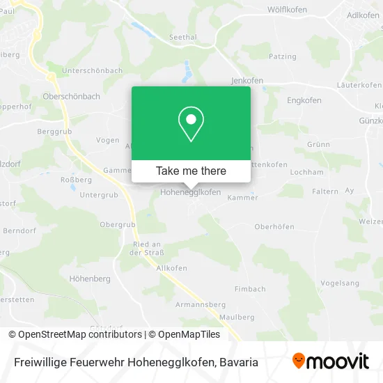 Карта Freiwillige Feuerwehr Hohenegglkofen