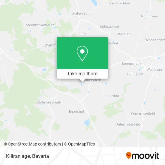 Карта Kläranlage