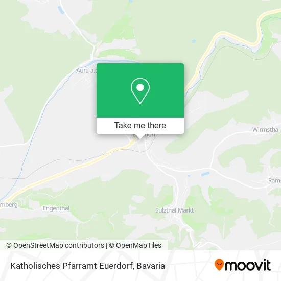 Карта Katholisches Pfarramt Euerdorf