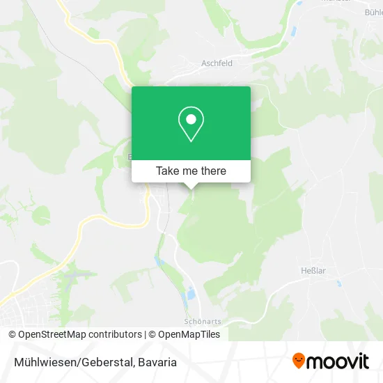 Карта Mühlwiesen/Geberstal