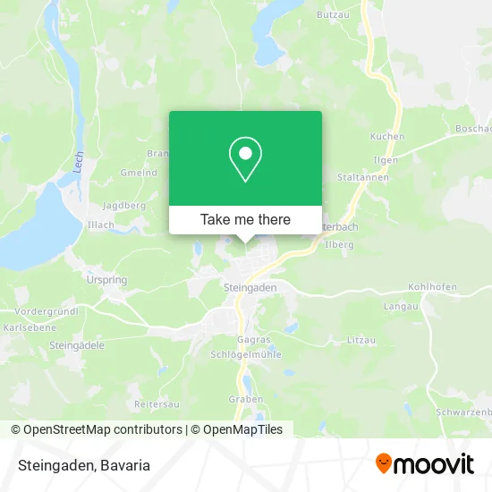 Карта Steingaden
