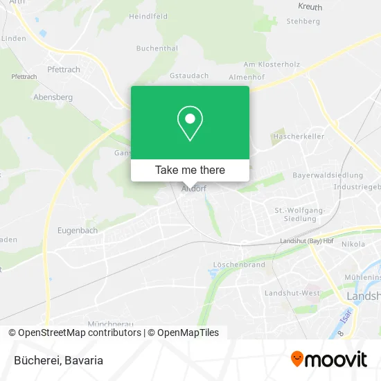Карта Bücherei