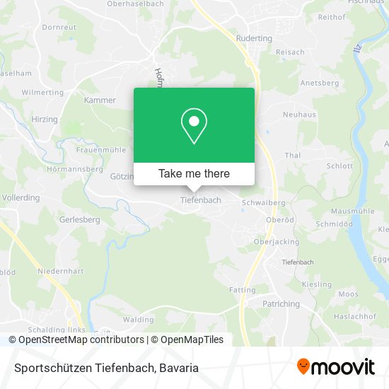 Sportschützen Tiefenbach map
