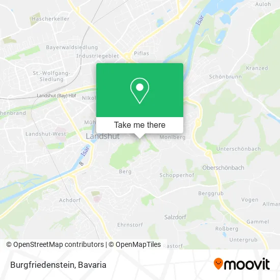 Карта Burgfriedenstein