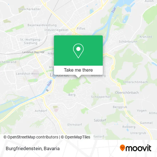 Карта Burgfriedenstein