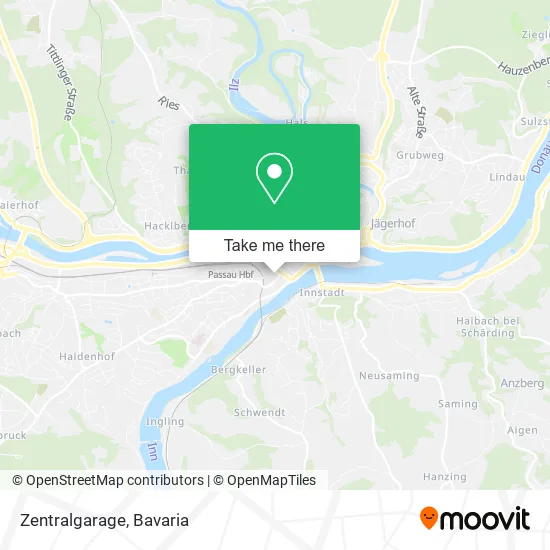 Карта Zentralgarage