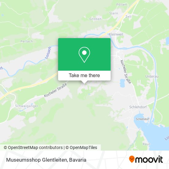 Карта Museumsshop Glentleiten