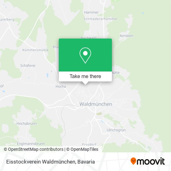 Eisstockverein Waldmünchen map