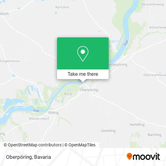 Карта Oberpöring
