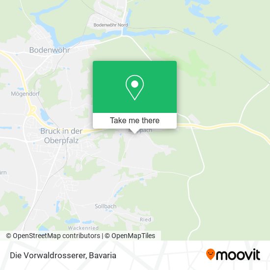 Карта Die Vorwaldrosserer