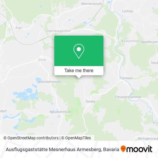 Ausflugsgaststätte Mesnerhaus Armesberg map