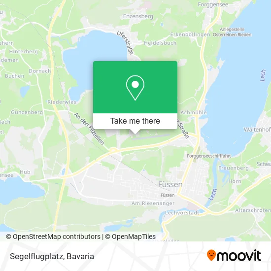 Карта Segelflugplatz