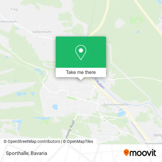 Карта Sporthalle