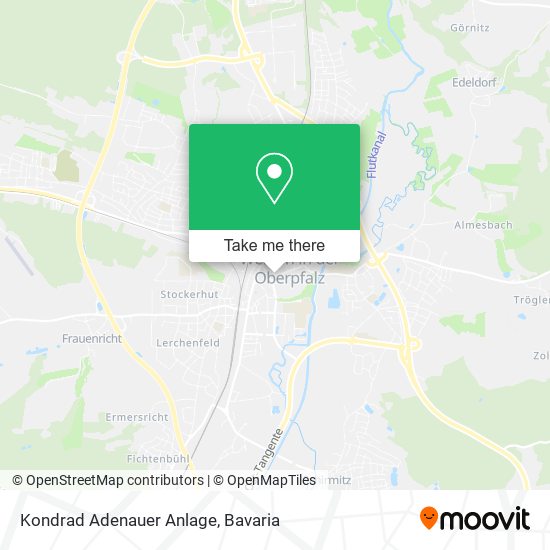 Kondrad Adenauer Anlage map