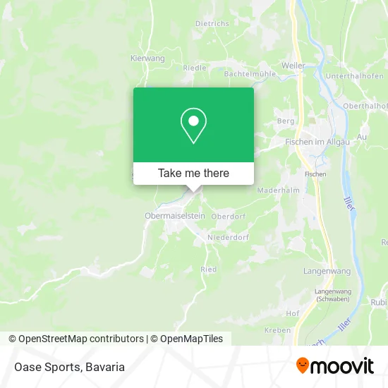 Карта Oase Sports