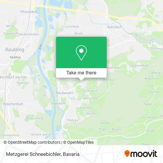 Metzgerei Schneebichler map